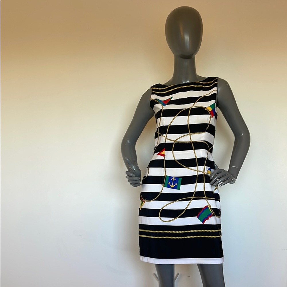 NAUTICAL Style Mini Dress